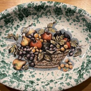 Sovit Italy Fruit Basket Decorative Plate